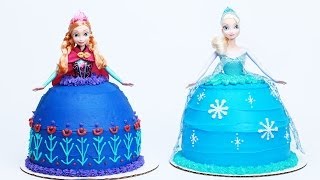 HOW TO MAKE A DISNEY PRINCESS SISTERS CAKE  NERDY NUMMIES [upl. by Adnohr]