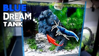 Aquascape Tutorial BLUE DREAM SHRIMP Nano Cube How To Planted Aquarium Step By Step Setup [upl. by Lucchesi]