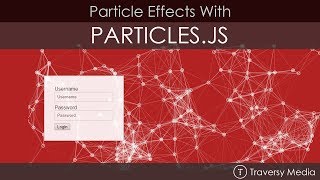 Create Particle Effects With Particlesjs [upl. by Odraccir598]