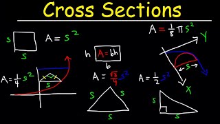 Volumes Using Cross Sections  Calculus [upl. by Iver]