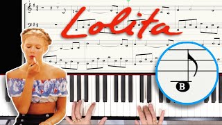 Lolita  Ennio MORRICONE  Piano tutorial with sheet music amp note names [upl. by Nnyleitak893]