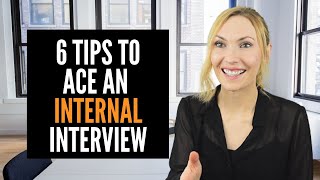 Interviewing at the company you already work for How to ACE the Internal Interview Questions [upl. by Idas569]