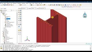 14 ABAQUS Tutorial Defining reference points and rigid body constraints [upl. by Llemrej]