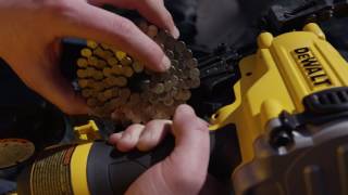 DEWALT DW45RN Pneumatic Roofing Nailer [upl. by Sicnarf]