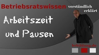 Arbeitszeit und Pausen [upl. by Hershell]