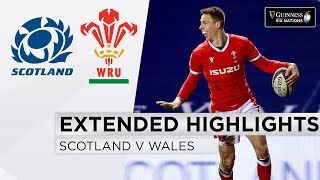 Scotland v Wales  EXTENDED Highlights  1 Point Win In EndToEnd Match  2021 Guinness Six Nations [upl. by Inoliel]