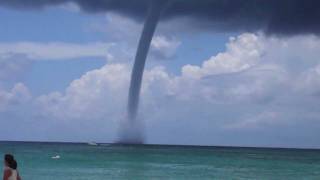 Waterspout  Tornado  Carolina Beach NC 8182011 [upl. by Ahtaela443]