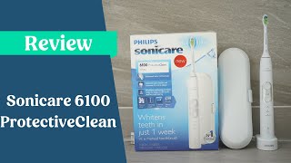 Philips Sonicare ProtectiveClean 6100 Electric Toothbrush Review USA [upl. by Roque]