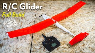 How to make RC Motor Glider DIY [upl. by Nayrbo]