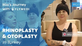 Mias Rhinoplasty amp Otoplasty Journey in Turkey  Flymedi Success Story [upl. by Geiger]