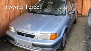 Toyota Tercel built to last [upl. by Pippo]