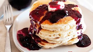 Homemade Blueberry Pancake Syrup Recipe [upl. by Melosa]