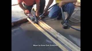 How to Saw Cut Concrete [upl. by Adniralc389]