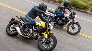 Scrambler Slam Ducati vs Triumph [upl. by Mcripley]