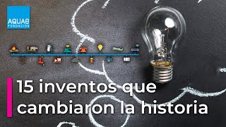 🔥15 INVENTOS que cambiaron la HISTORIA☎💻 [upl. by Yorgerg]