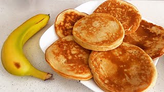 How To Make Pancakes  Easy Banana Pancakes Recipe [upl. by Gallagher]