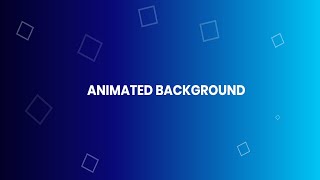 Animated Background with Pure CSS and Html  No Javascript no Jquery [upl. by Rivi]