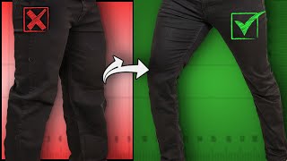 Tailor All Your BAGGY Jeans With This EASY TUTORIAL TRY IT [upl. by Faydra]