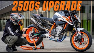 UPGRADED KTM 890 DUKE R 2020  RokON VLOG 104 [upl. by Ilellan266]