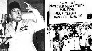 quotGANYANG MALAYSIAquot  KONFRONTASI INDONESIA MARAH PENUBUHAN MALAYSIA 1963 [upl. by Iggy]