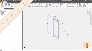 Inventor 101 Sketch Constraints [upl. by Tracay]