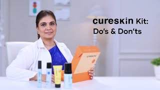 How to use Cureskin Kit  Dr Charu Sharma [upl. by Dnomyar]