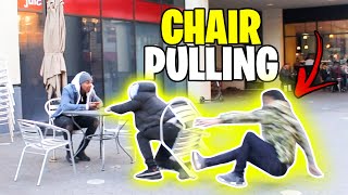 CHAIR PULLING PRANK PART 2 [upl. by Asiole178]