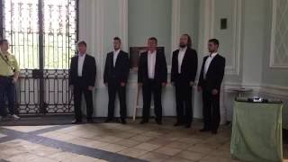 Russian Male Choir  Song of Volga Boatmen Acapella  Catherines Palace St Petersburg [upl. by Traweek566]