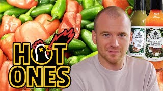 How to Make Hot Sauce  Hot Ones Extra [upl. by Enileuqkcaj]