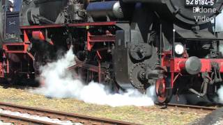 EisenbahnFest Staßfurt 22 Dampflok  Zug  Steam Train [upl. by Nnayecats]