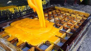 Jaggery Production Process 2018  Traditional Jaggery Making Process [upl. by Pratt]