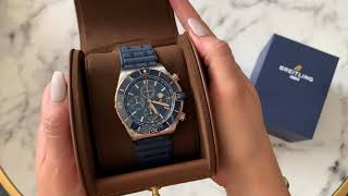 Unboxing Breitling Super Chronomat Watches 3 Models [upl. by Akahs]