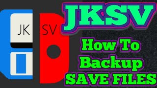 How To Use JKSV  Save File Manager [upl. by Keriann210]