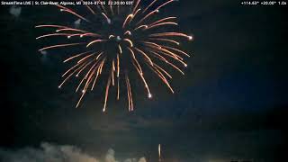 Fireworks from Algonac [upl. by Cloris]