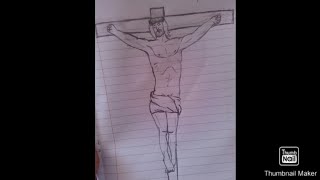 Drawing Jesus on the cross [upl. by Gladi]