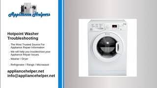 Hotpoint Washer Troubleshooting [upl. by Ledua496]