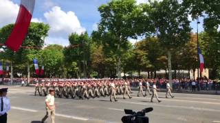 Légion étrangère défilé 14 Juillet 2017 [upl. by Millur]