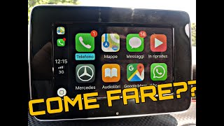 ATTIVAZIONE APPLE CAR PLAY MERCEDES [upl. by Jennica]