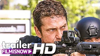 INVASÃO AO SERVIÇO SECRETO 2019 Gerard Butler está foragido em Trailer LEG [upl. by Jonny]