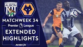 West Brom v Wolves  PREMIER LEAGUE HIGHLIGHTS  5032021  NBC Sports [upl. by Assed119]