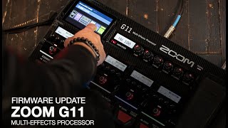 Zoom G11  Updating the Firmware [upl. by Ocker]