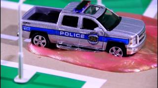 The Police Chase with Racing Cars Monster Trucks [upl. by Adne]