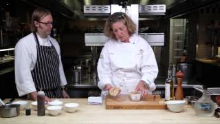 Cooking Foie Gras with Chef Wylie Dufresne and Ariane Daguin [upl. by Anire]