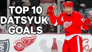 Top 10 Pavel Datsyuk Goals Of His Career [upl. by Bordiuk]