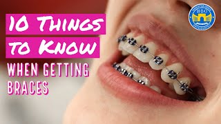 10 Things to Know When Getting Braces [upl. by Rahs128]