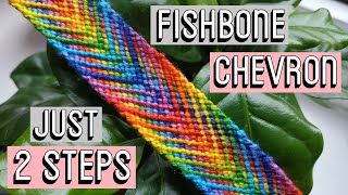 FISHBONE CHEVRON CC  Friendship Bracelets [upl. by Kcirrez]