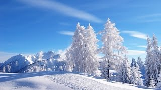 In the Bleak Midwinter  Susan Boyle  Lyrics HD scenic [upl. by Aekan279]