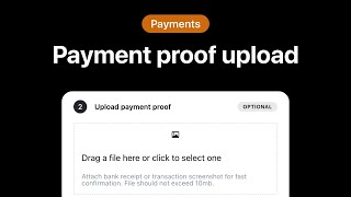 Payment proof upload [upl. by Culley955]