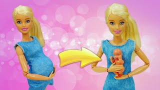 Barbie está embarazada va a ser mamá Vídeos para niñas en español [upl. by Annaxor]