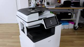 Ricoh IMC3000 all in one wireless printer review unboxing setup and print quality test [upl. by Nahoj]